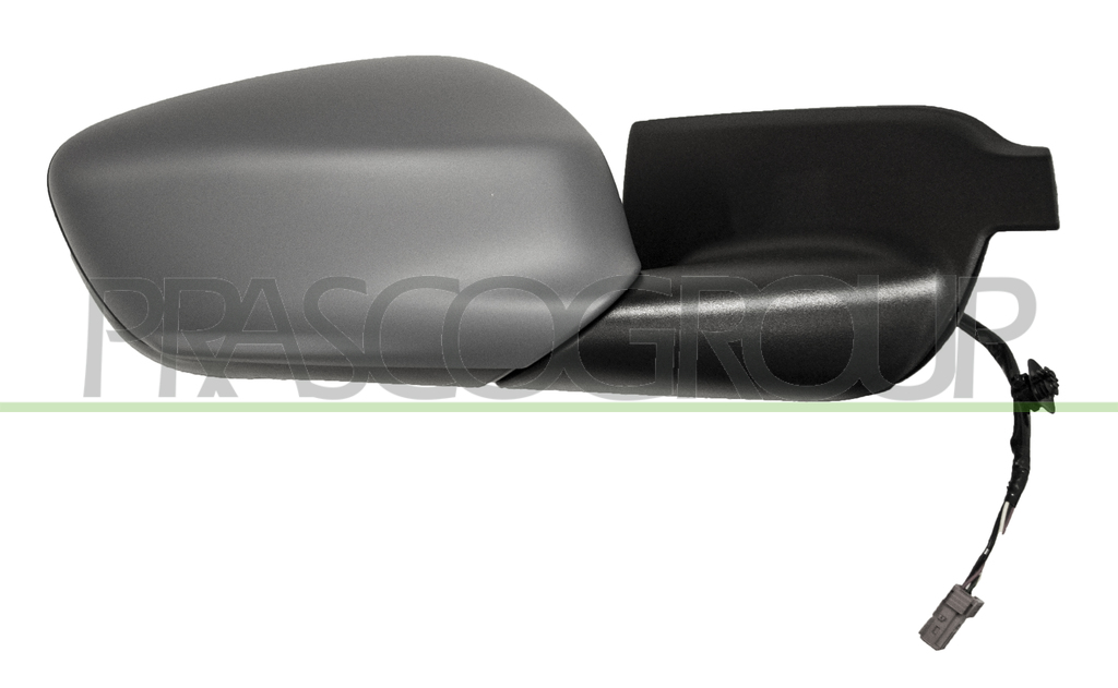 DOOR MIRROR RIGHT-ELECTRIC-HEATED-PRIMED-WITH SENSOR-CONVEX-2 PINS