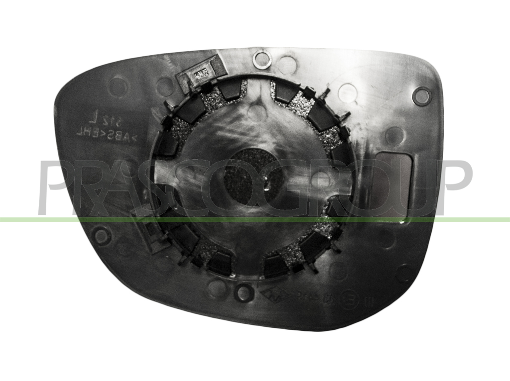 MIRROR GLASS BASE RIGHT-CONVEX
