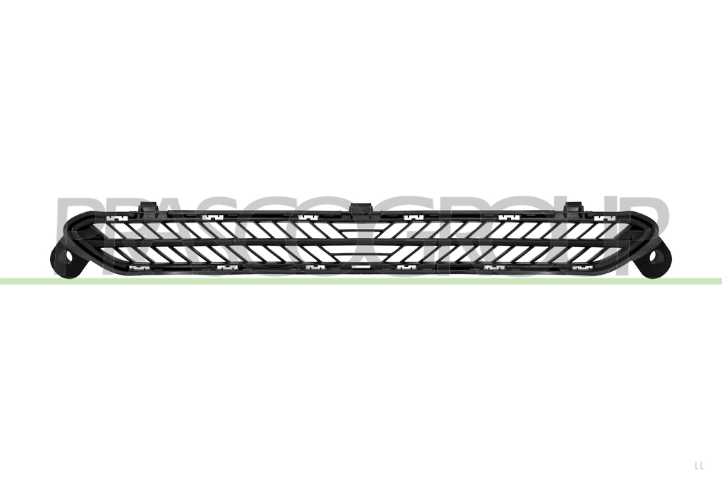 FRONT BUMPER GRILLE-CENTRE-BLACK-TEXTURED FINISH