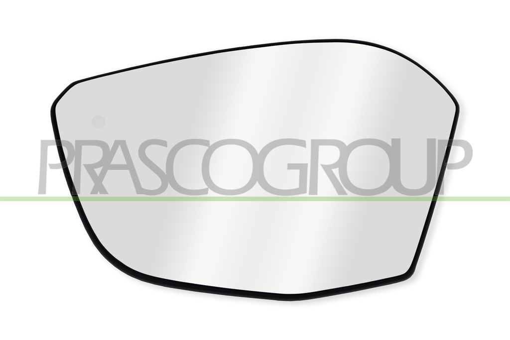 SPIEGELGLAS LINKS-HEIZBAR-MIT BLIS-KONVEX-2 PIN