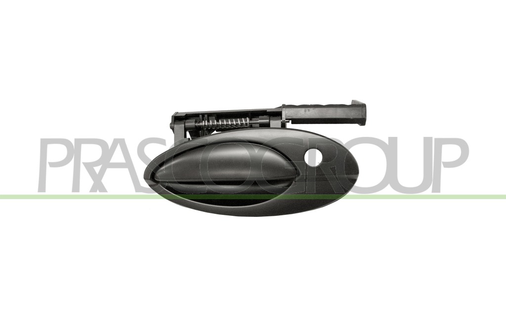 FRONT DOOR HANDLE LEFT-OUTER-PRIMED-WITH KEY HOLE