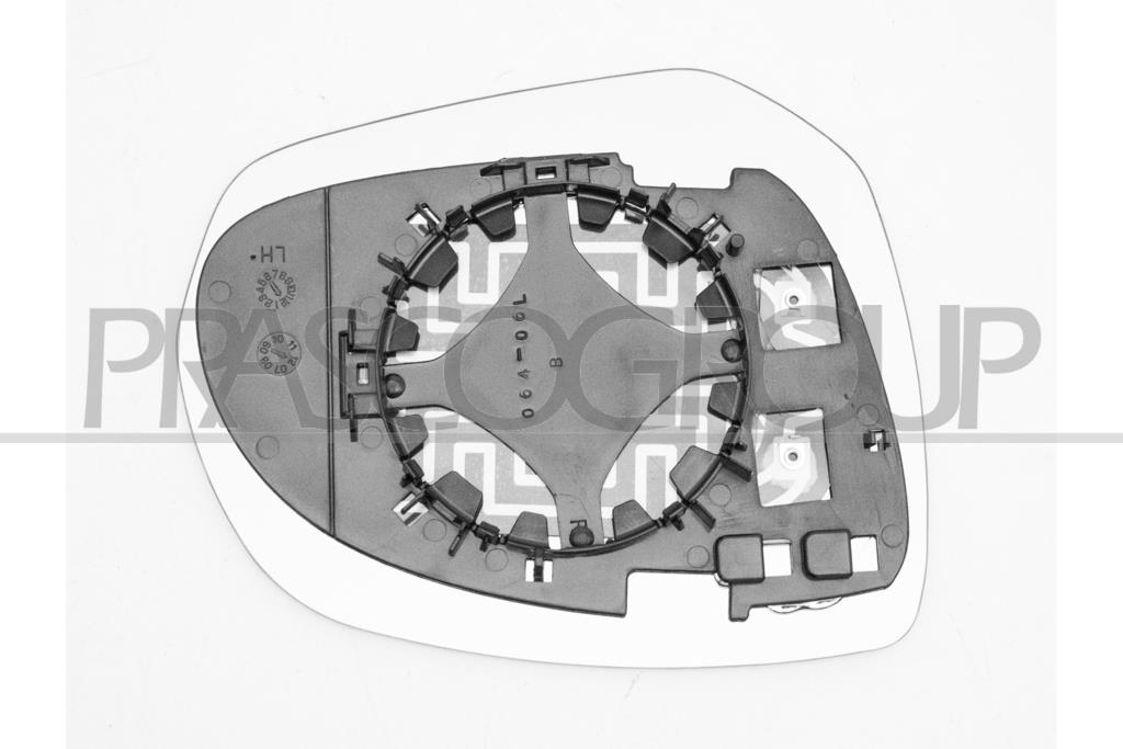 PIASTRA SPECCHIO SINISTRA-TERMICA-CONVESSA-BLU