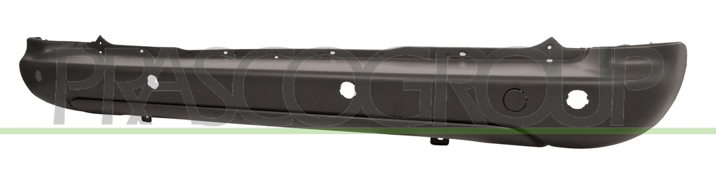 REAR BUMPER-PRIMED-WITH PDC-WITH TOW HOOK COVER