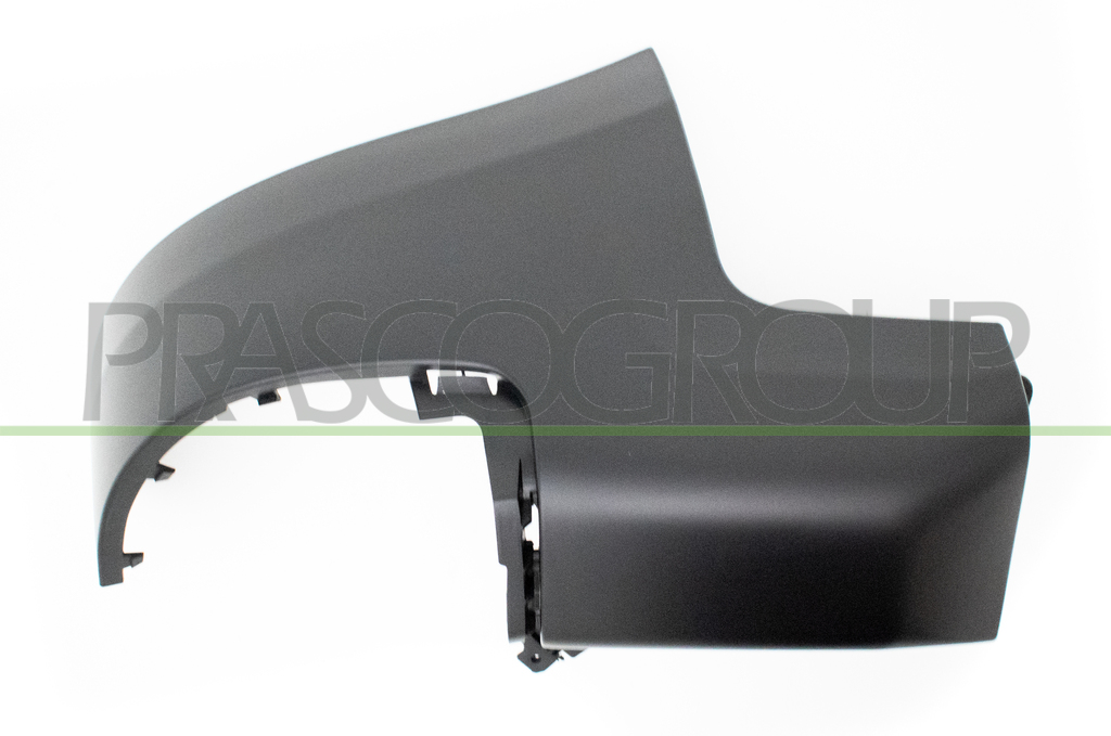 REAR BUMPER END CUP LEFT-BLACK-TEXTURED FINISH-TAILGATE-SHORT WHEEL BASE