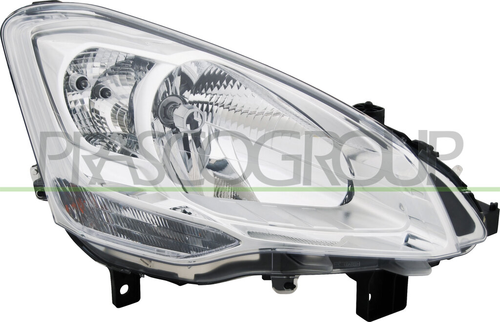 HEADLAMP RIGHT H4 ELECTRIC-WITH MOTOR