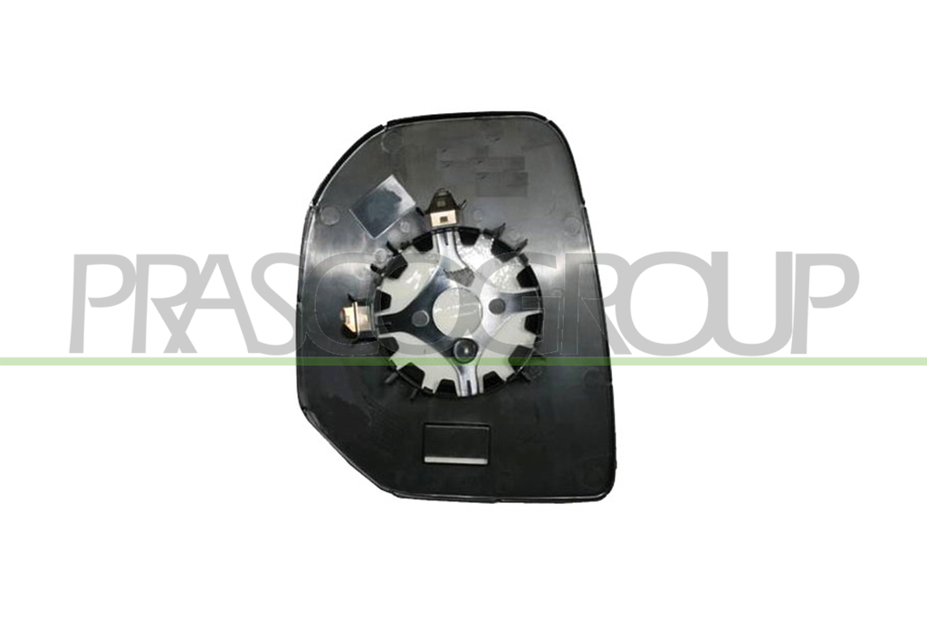 MIRROR GLASS BASE RIGHT-HEATED-CONVEX-CHROME