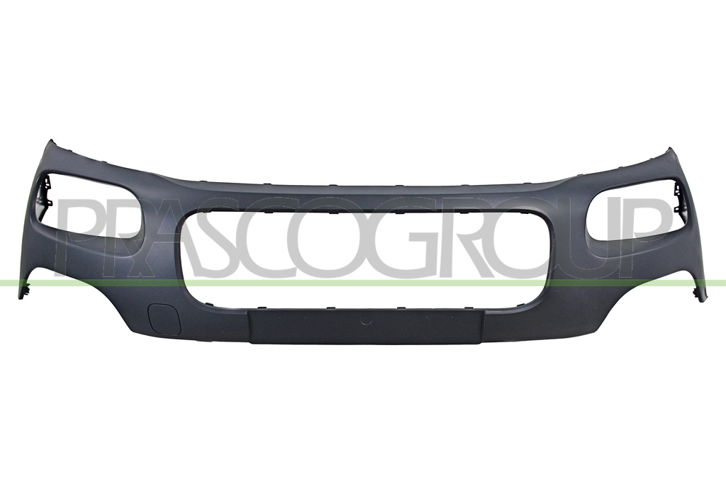 FRONT BUMPER-UPPER-PRIMED-WITH PARK ASSIST HOLES+SENSOR HOLDERS