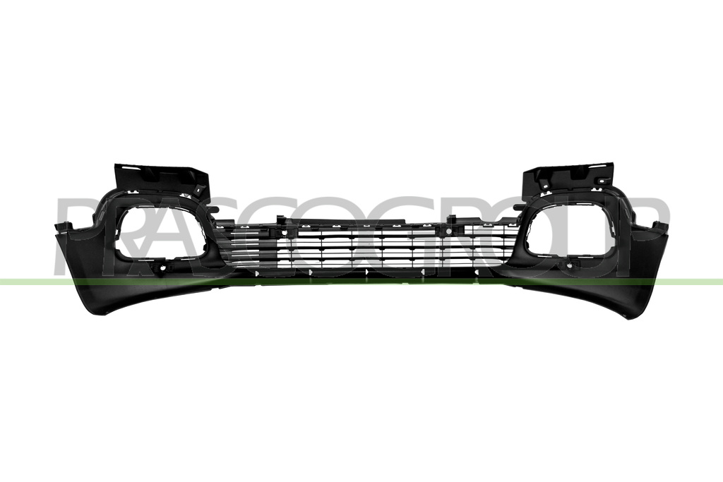 FRONT BUMPER-LOWER-BLACK-TEXTURED FINISH-WITH PDC+SENSOR HOLDERS-WITH MOLDING HOLES