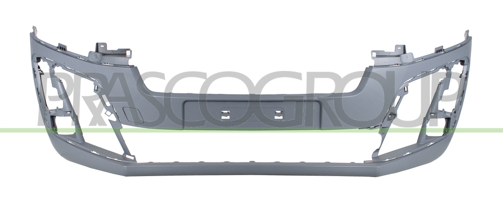 FRONT BUMPER-PRIMED-WITH TOW HOOK COVER-WITH HOLES FOR PARK ASSIST+SENSOR HOLDERS MOD. SPACE TOURER