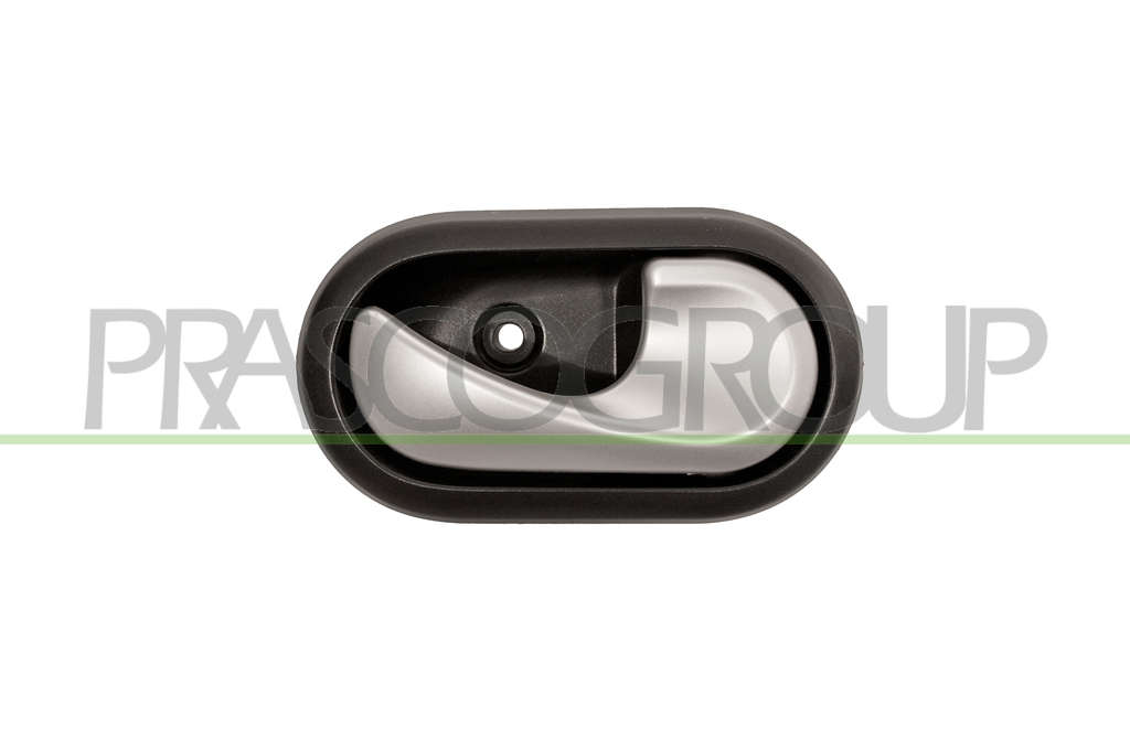 FRONT/REAR DOOR HANDLE RIGHT-INNER-WITH SILVER LEVER-BLACK HOUSING-CLIP