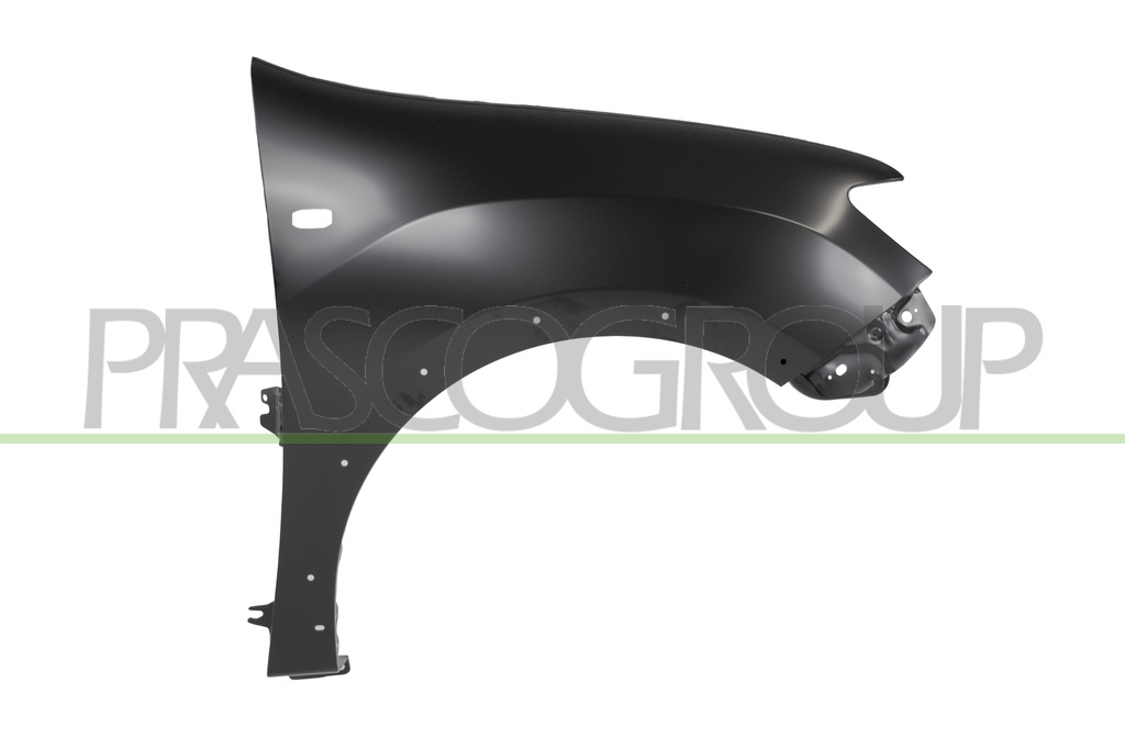 FRONT FENDER RIGHT-WITH SIDE REPEATER AND WING EXTENSION HOLES
