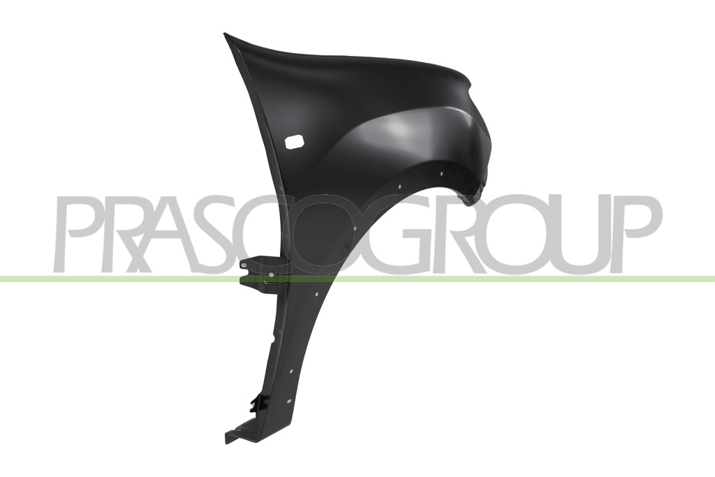 FRONT FENDER RIGHT-WITH SIDE REPEATER AND WING EXTENSION HOLES