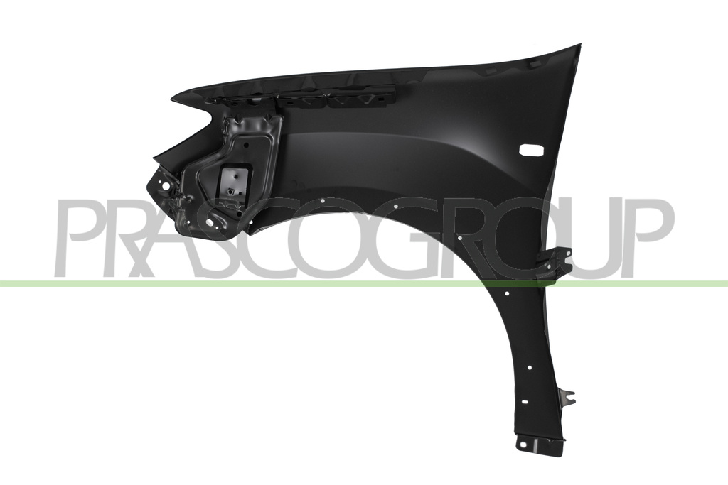 FRONT FENDER RIGHT-WITH SIDE REPEATER AND WING EXTENSION HOLES