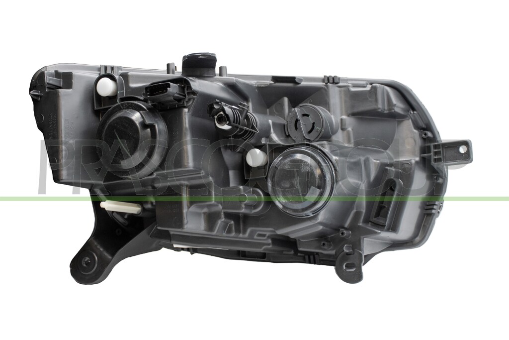 PROIETTORE SINISTRO H7+H7-ELETTRICO-CON MOTORE-CON LUCE DIURNA-CON REGOLATORE CAVI-LED