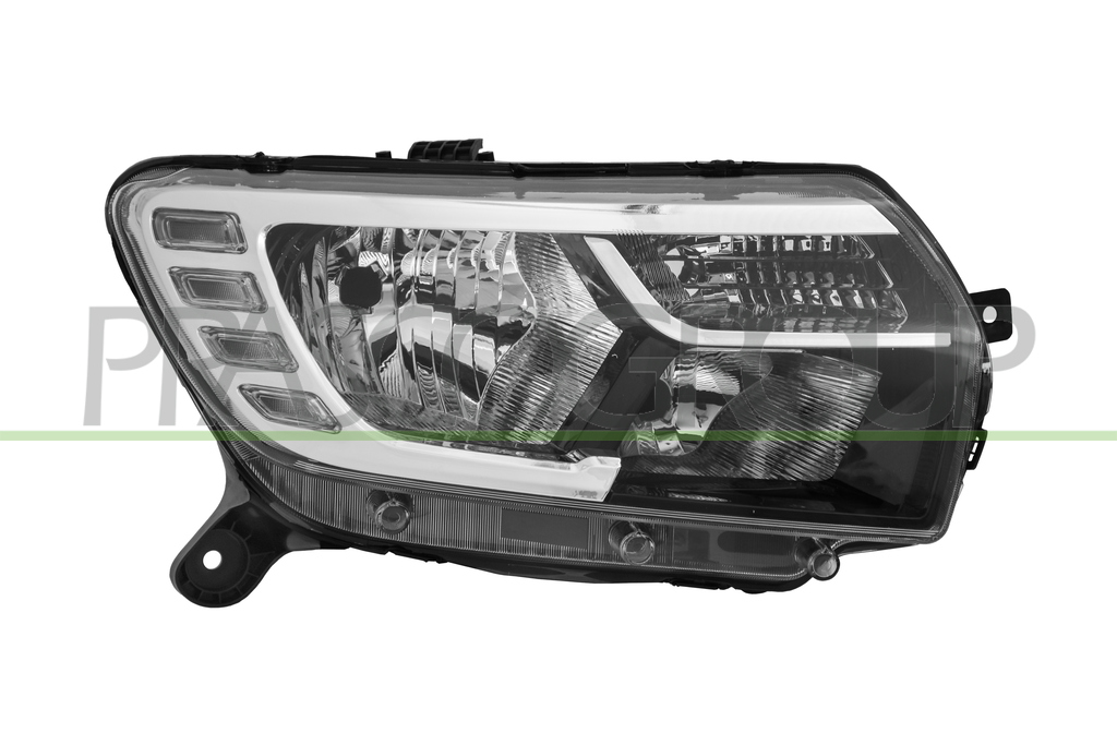 SCHEINWERFER RECHTS-H7+H7-OHNE LWR-MIT MOTOR-LED