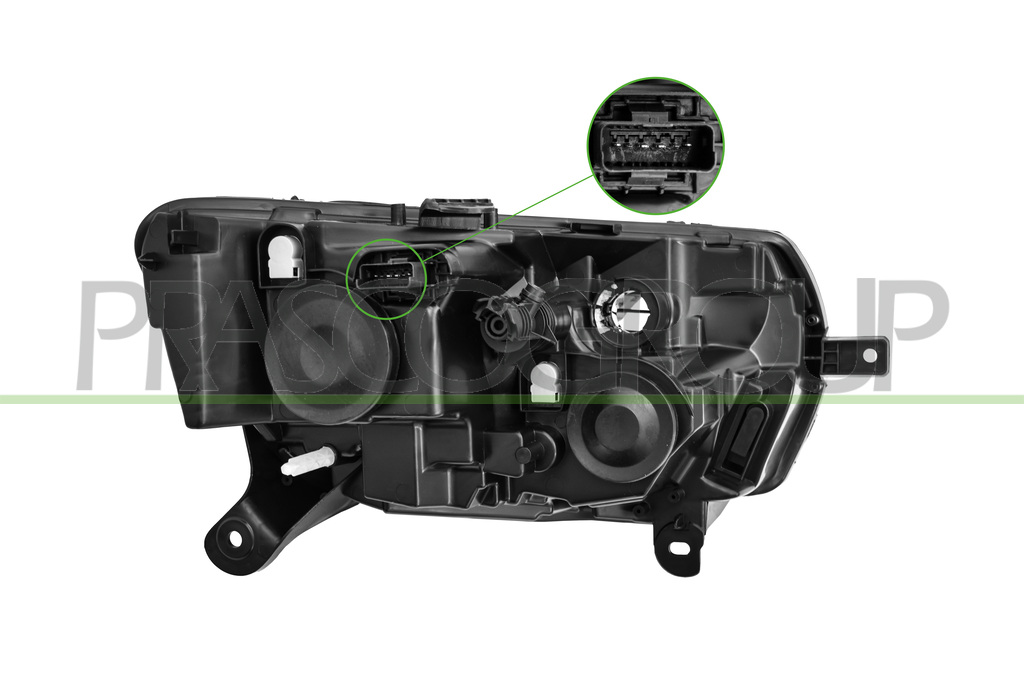 SCHEINWERFER LINKS-H7+H7-OHNE LWR-MIT MOTOR-LED