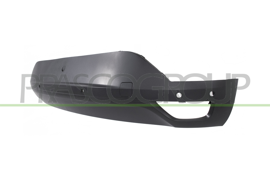 REAR BUMPER-LOWER-PRIMED-WITH TOW HOOK COVER-WITH PDC AND PARK ASSIST+SENSOR HOLDERS
