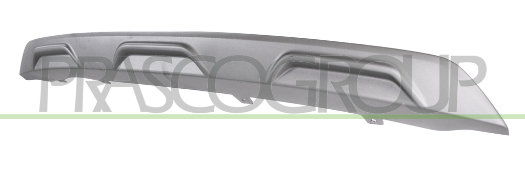 SPOILER DE PARE-CHOCS ARRIERE-INFERIEUR-GRIS ARGENT