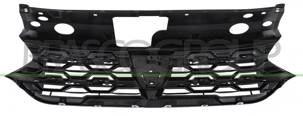 GRILLE CALANDRE NOIRE AVEC MOULURE CHROMEE'
