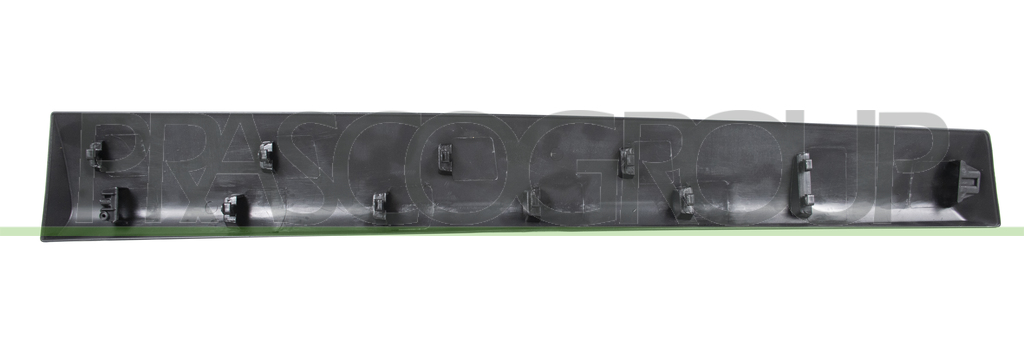 FRONT DOOR MOLDING-RIGHT-WITH CLIPS-BLACK-TEXTURED FINISH