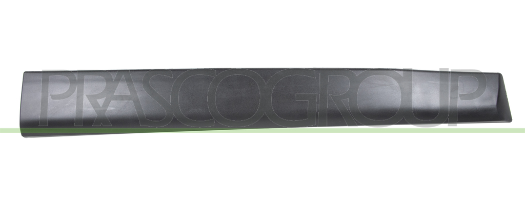 FRONT DOOR MOLDING LEFT-WITH CLIPS-BLACK-TEXTURED FINISH