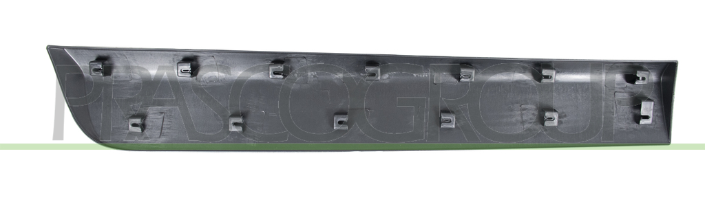 ZIERLEISTE TUER HINTEN LINKS-MIT CLIPS-SCHWARZ-GENARBT