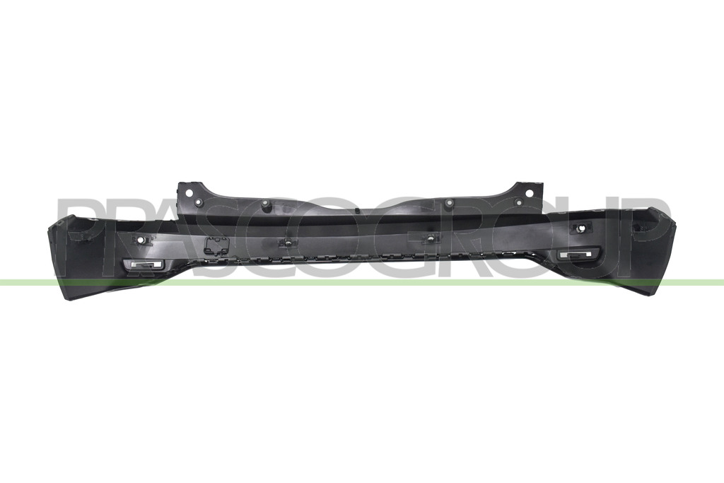 REAR BUMPER-BLACK-TEXTURED FINISH-WITH PDC AND PARK ASSIST HOLES+SENSOR HOLDERS