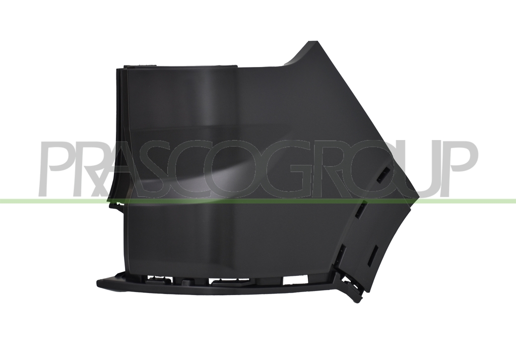 EMBOUT DROIT SUPERIEUR DE PARE-CHOCS ARRIERE-NOIR-SURFACE LISSE A APRETER