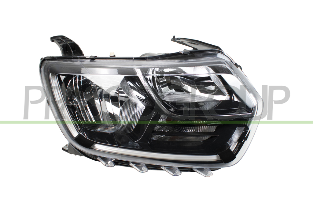 HEADLAMP RIGHT H7+H1 ELECTRIC-WITHOUT MOTOR-WITH DAY RUNNING LIGHT-LED