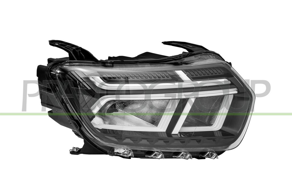 PROIETTORE DESTRO H1-ELETTRICO-SENZA MOTORE-CON BORDO BIANCO-LED MOD. 23 >