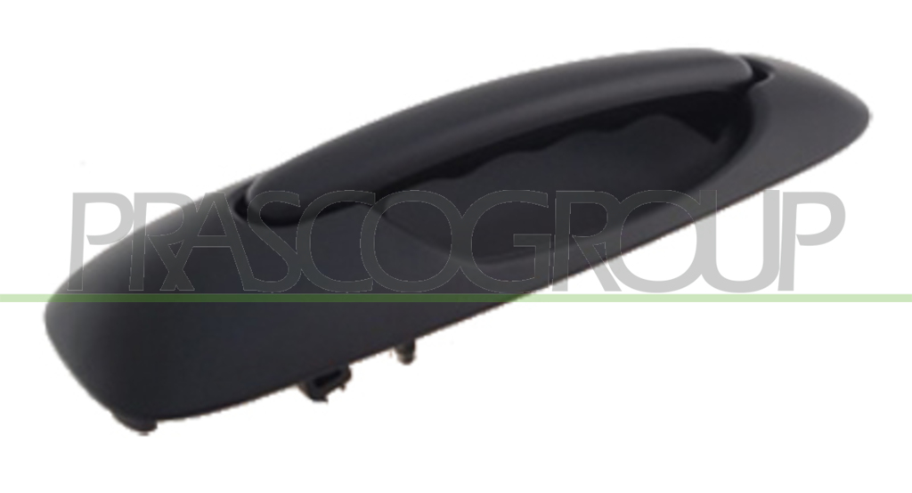 FRONT DOOR HANDLE RIGHT-OUTER-SMOOTH-BLACK-WITHOUT KEY HOLE