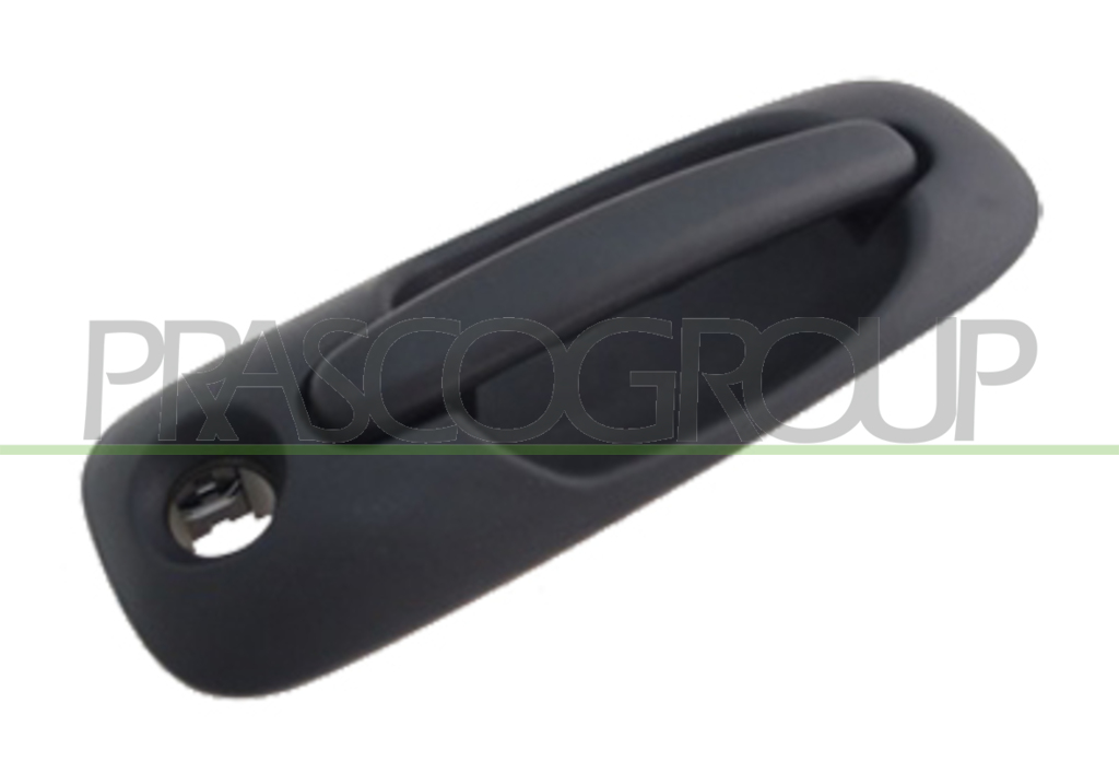 POIGNEE EXTERIEURE PORTE COULISSANTE GAUCHE-NOIRE-AVEC TROU BARILLET