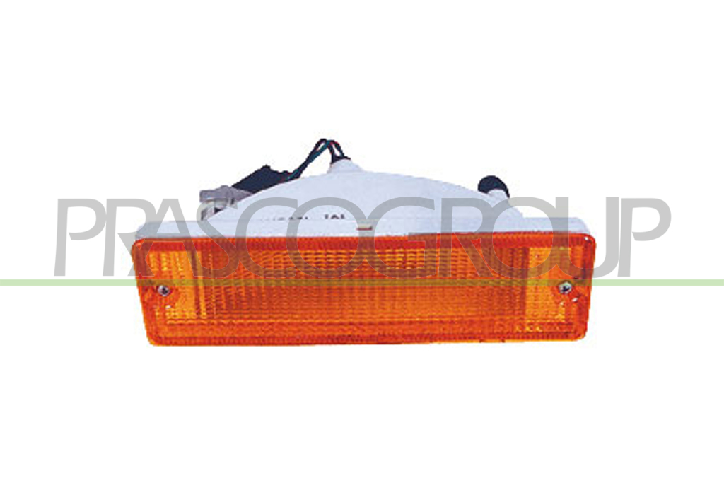FANALE SINISTRO PARAURTI ANTERIORE-ARANCIO-CON PORTALAMPADA MOD. 93 >