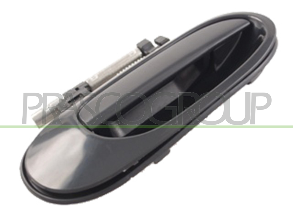 REAR DOOR HANDLE RIGHT-OUTER-SMOOTH-BLACK