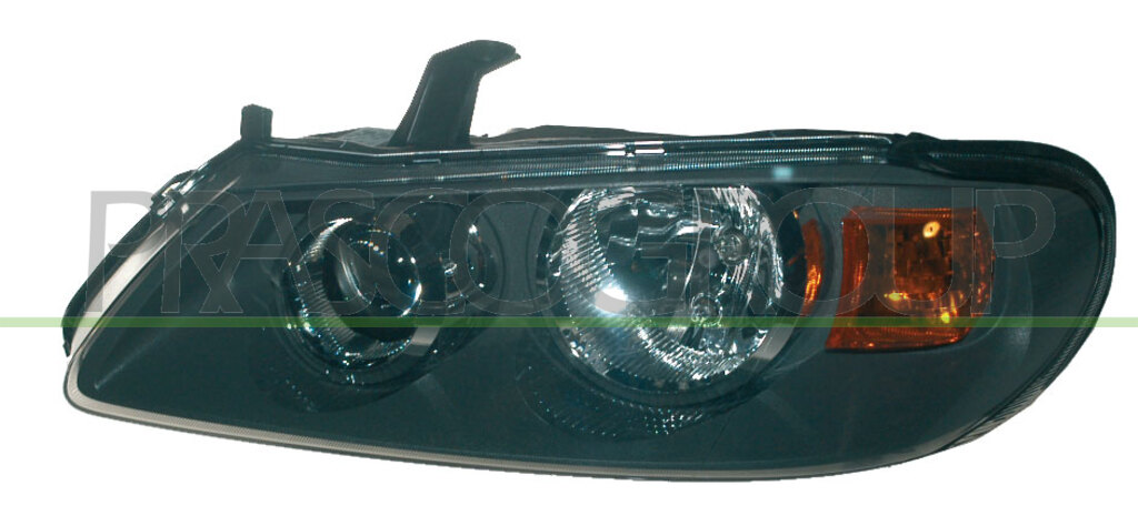 SCHEINWERFER LINKS-H7+H7-MIT LWR-SCHWARZ