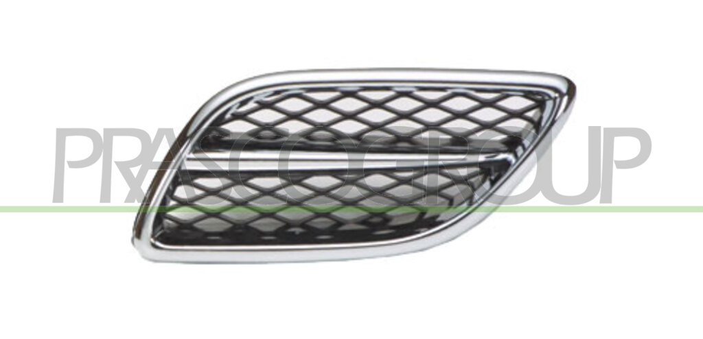 RADIATOR GRILLE LEFT-CHROME-BLACK