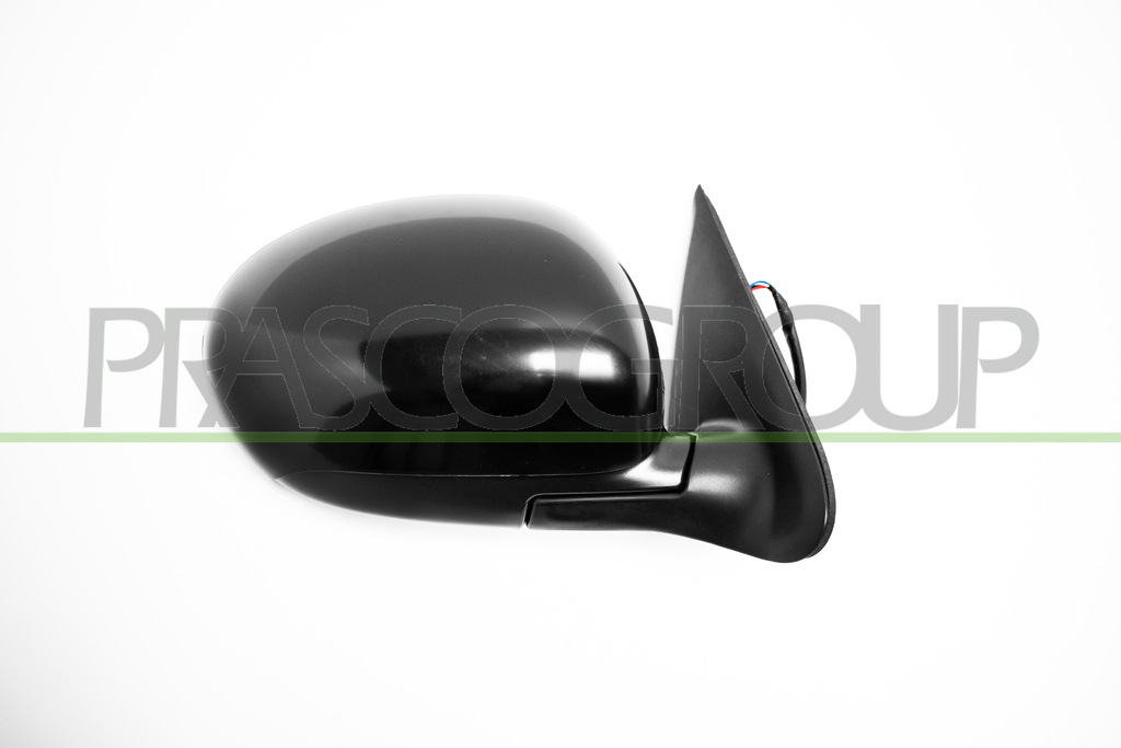 RETROVISEUR DROIT ELECTRIQUE-NOIR-CHAUFFANT-CONVEXE/CHROME'