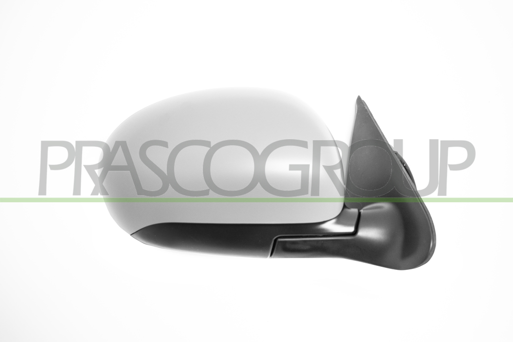 DOOR MIRROR RIGHT-ELECTRIC-HEATED-PRIMED-CONVEX-CHROME