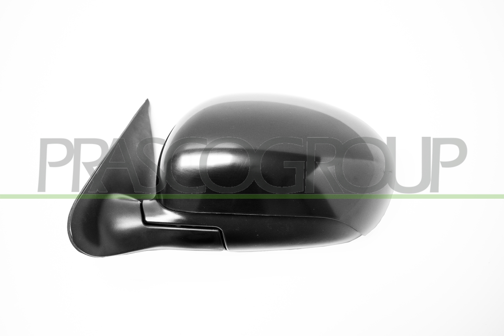 DOOR MIRROR LEFT-ELECTRIC-BLACK-HEATED-FOLDABLE-CONVEX-CHROME
