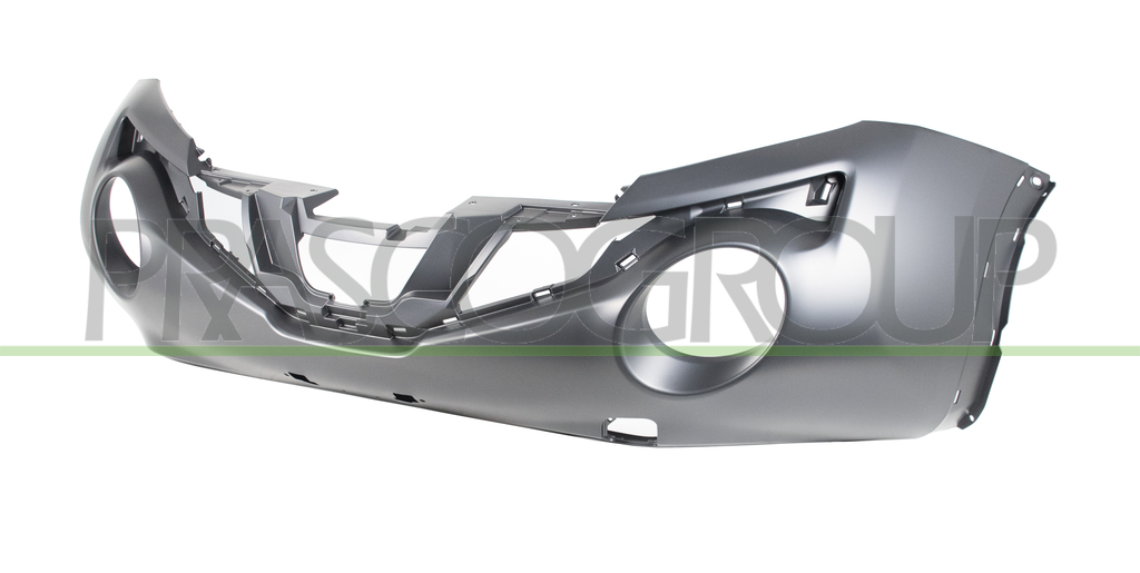 FRONT BUMPER-PRIMED-WITH CUTTING MARKS FOR HEADLAMP WASHERS-WITH WING EXTENSION HOLES