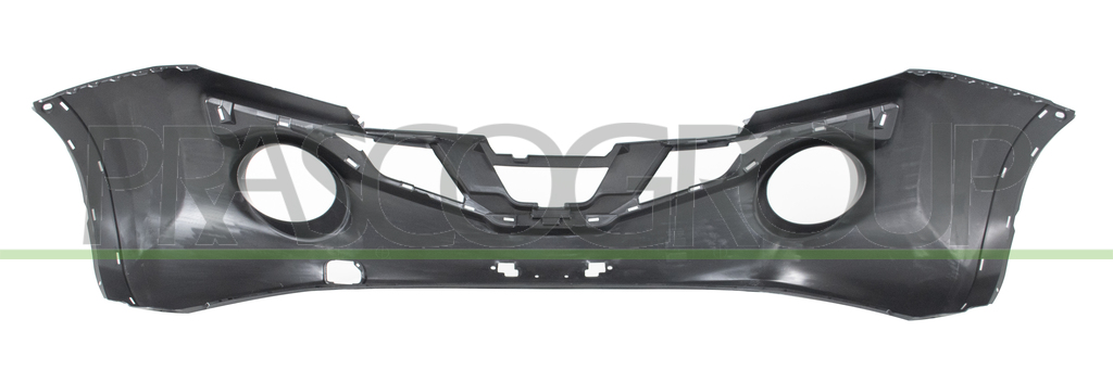 FRONT BUMPER-PRIMED-WITH CUTTING MARKS FOR HEADLAMP WASHERS-WITH WING EXTENSION HOLES