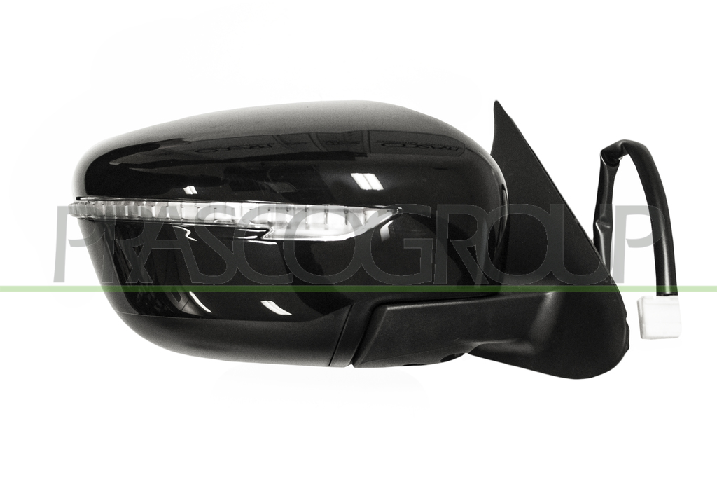 RETROVISORE DESTRO-ELETTRICO-NERO-CON FANALE-CONVESSO
