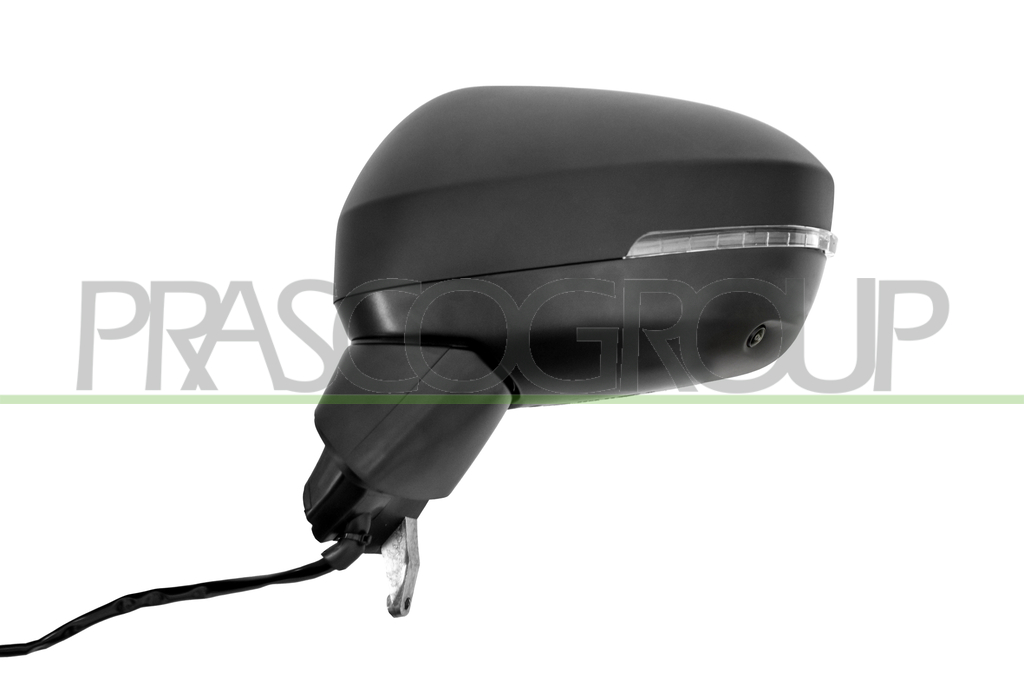 DOOR MIRROR LEFT-ELECTRIC-PRIMED-HEATED-FOLDABLE-WITH LAMP-WITH BLIS-WITH CAMERA-CONVEX-13 PINS