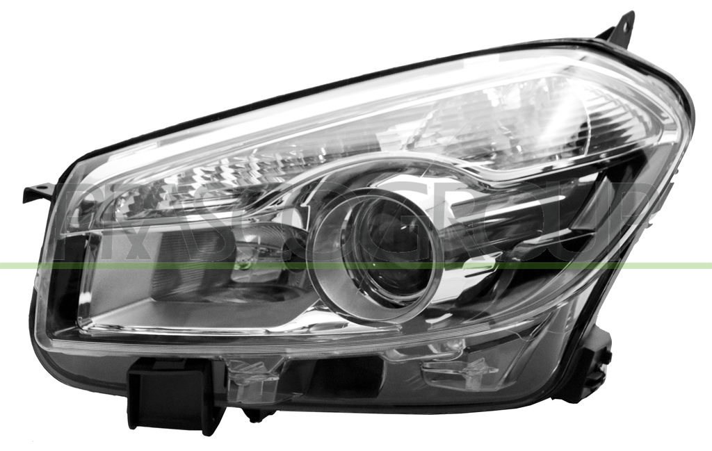 HEADLAMP LEFT H7+H7 ELECTRIC-WITH MOTOR