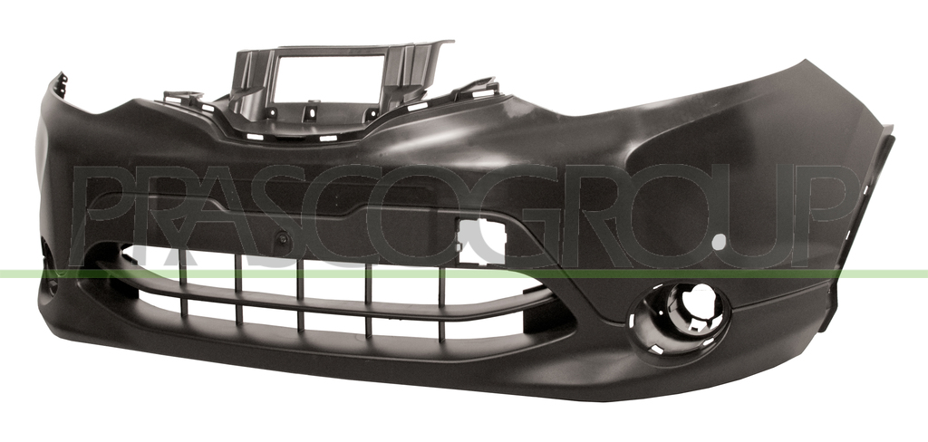 FRONT BUMPER-BLACK-SMOOTH-FINISH TO BE PRIMED-WITH PDC