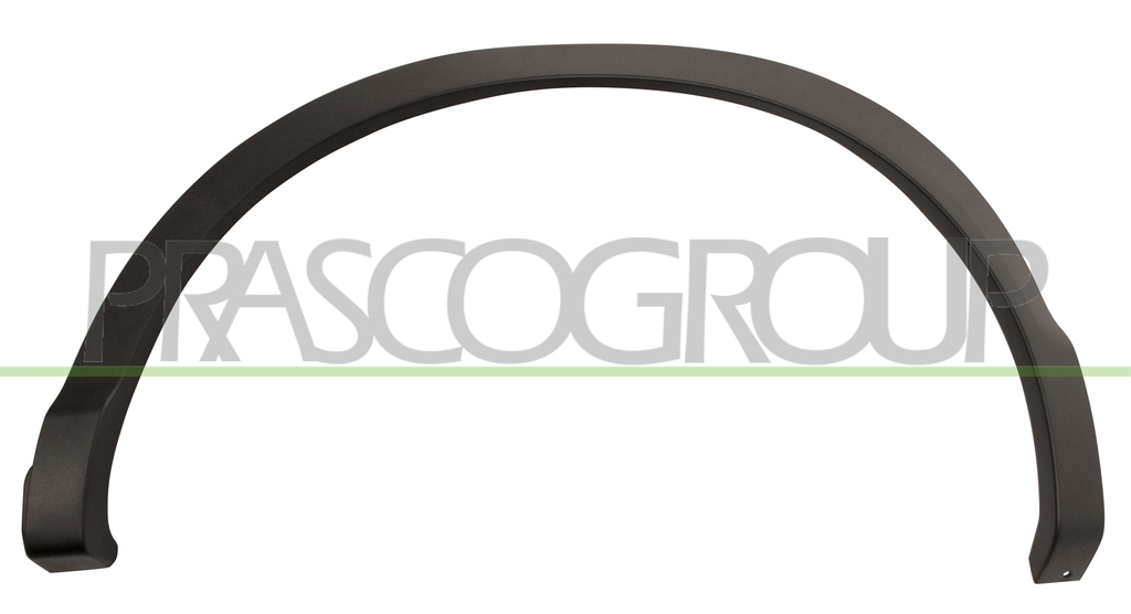 PARAFANGHINO POSTERIORE SINISTRO-NERO GOFFRATO-CON CLIPS