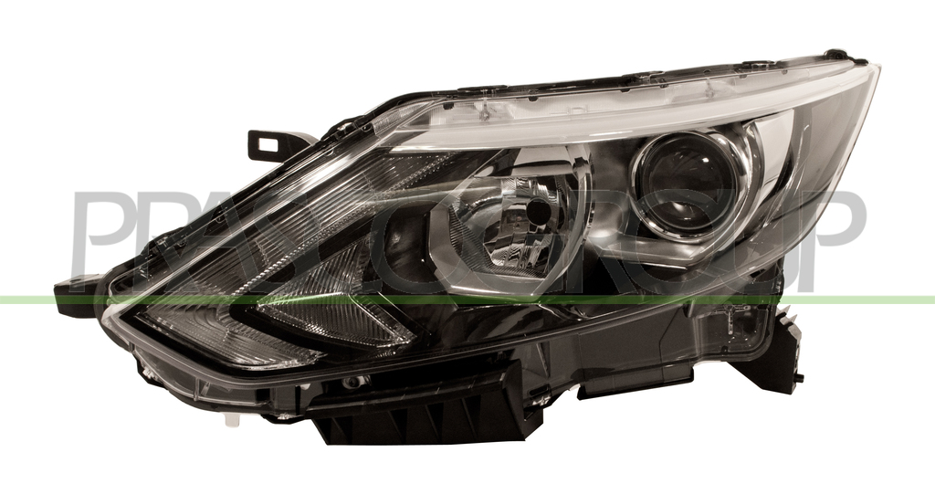 PROIETTORE SINISTRO H7+H11-ELETTRICO-SENZA MOTORE-CON LUCE DIURNA-LED