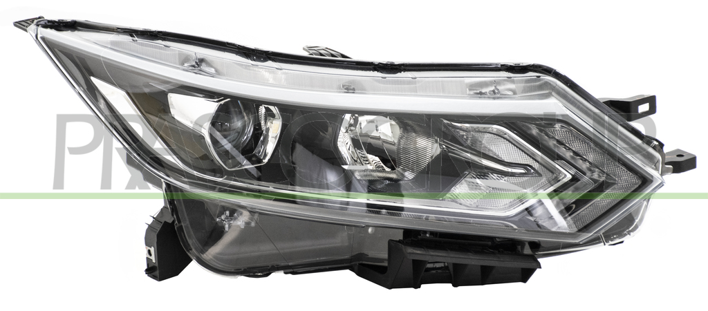 OPTICA DERECHA H7-ELECTRICA-CON MOTOR-CON LUZ DIURNA-LED
