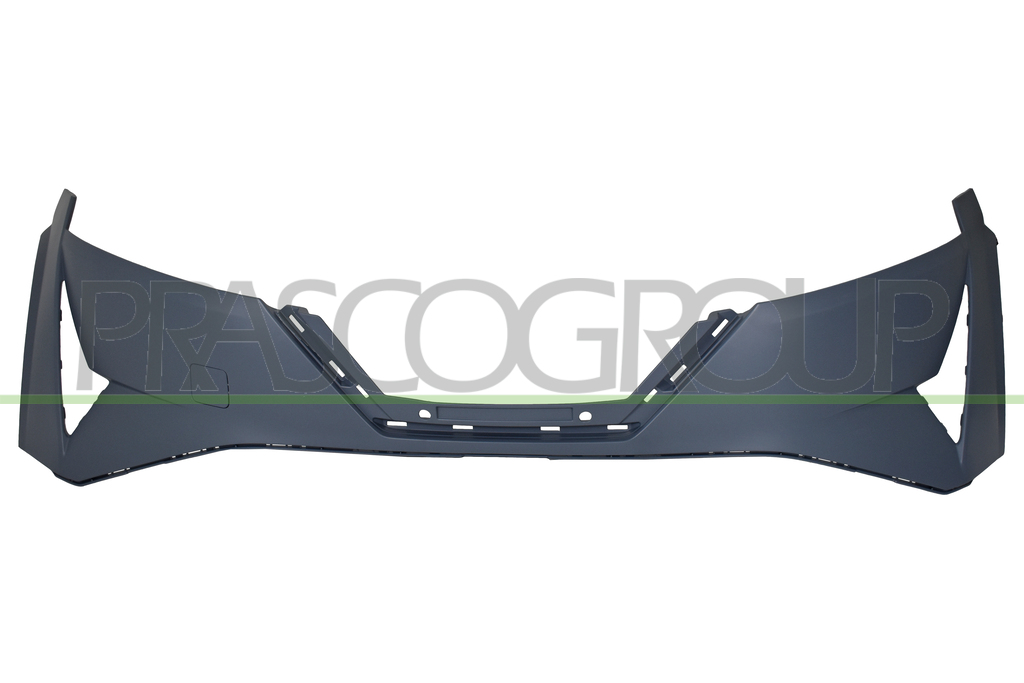 FRONT BUMPER-PRIMED-UPPER-WITH TOW HOOK COVER