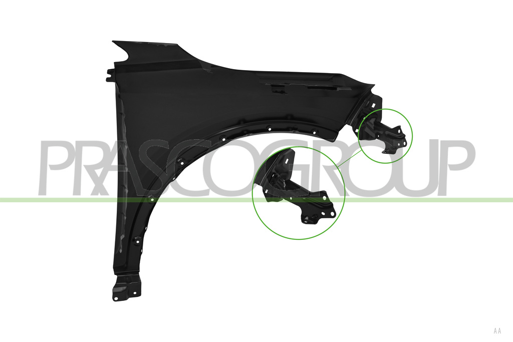FRONT FENDER LEFT-ALUMINIUM